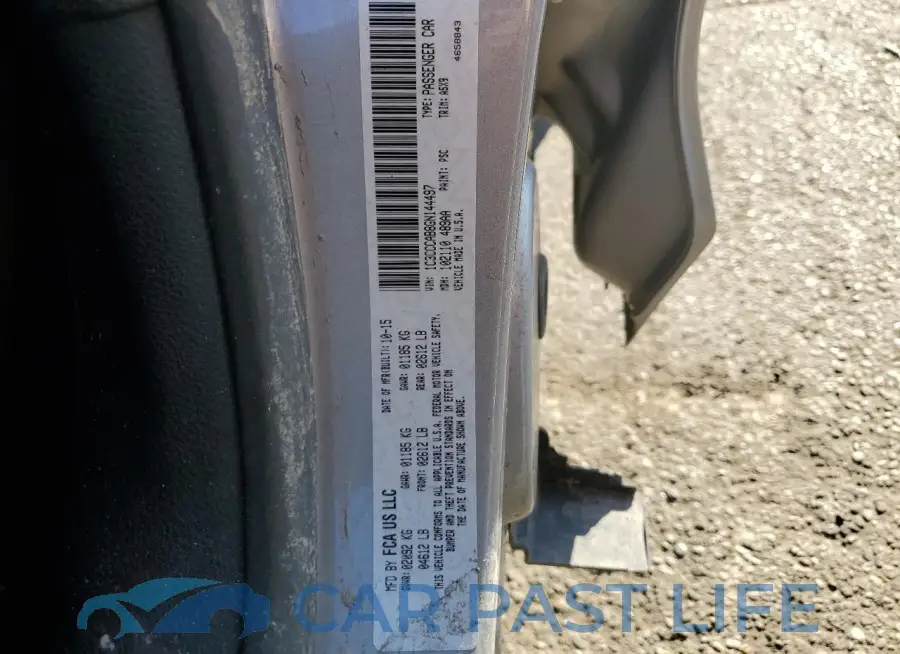 1C3CCCAB8GN144497# 12