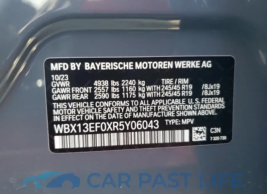 WBX13EF0XR5Y06043# 14