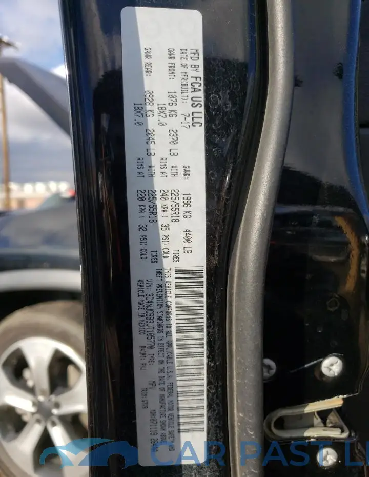3C4NJCBB3JT105770# 12