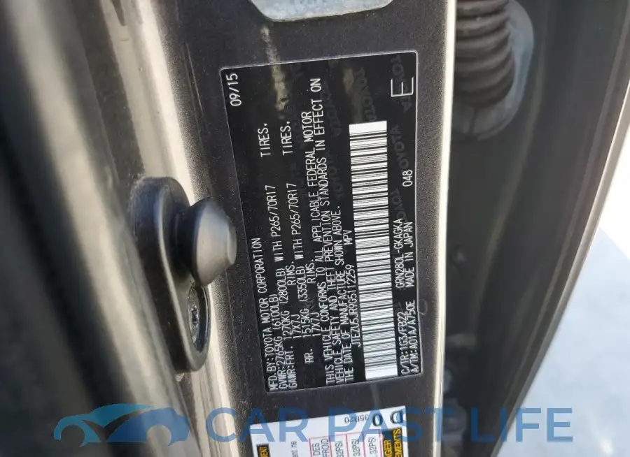 JTEZU5JR9G5112259# 13
