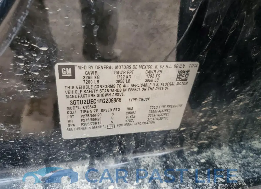 3GTU2UEC1FG208866# 12
