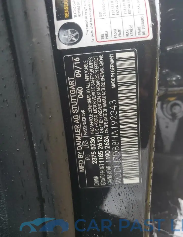 WDDLJ7DB8HA192343# 12