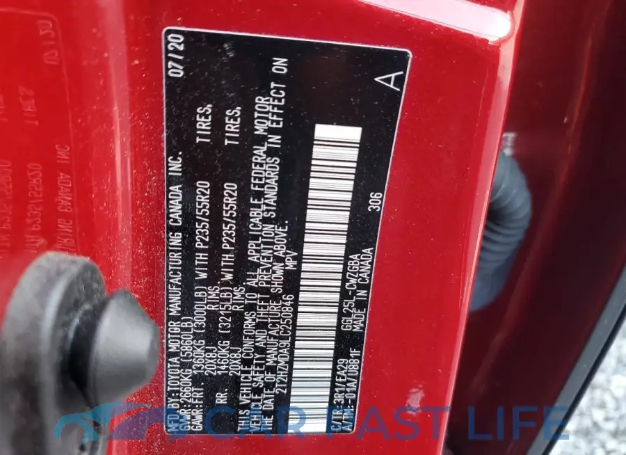 2T2HZMDA9LC250846# 13