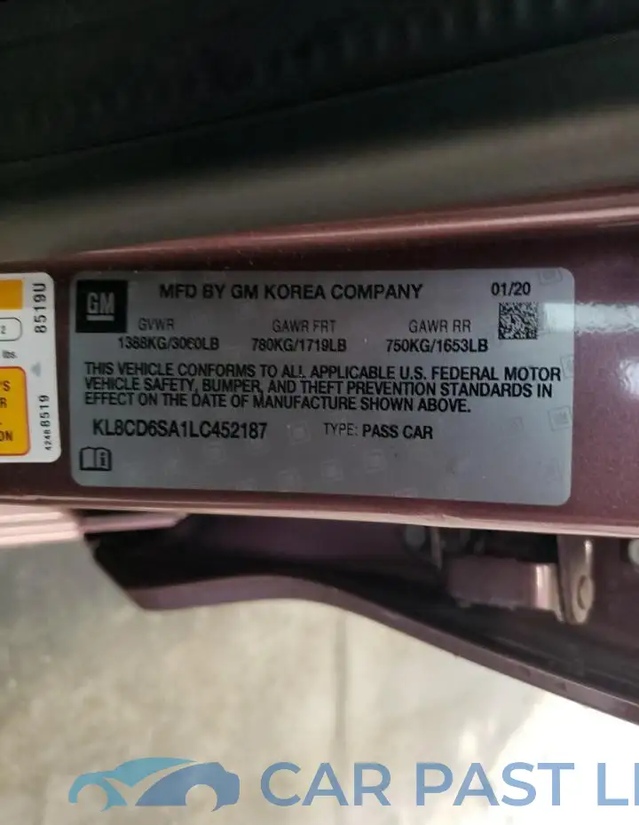 KL8CD6SA1LC452187# 12