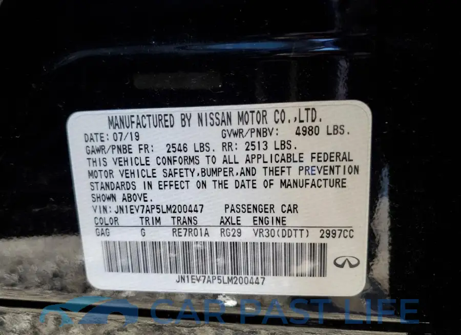 JN1EV7AP5LM200447# 12