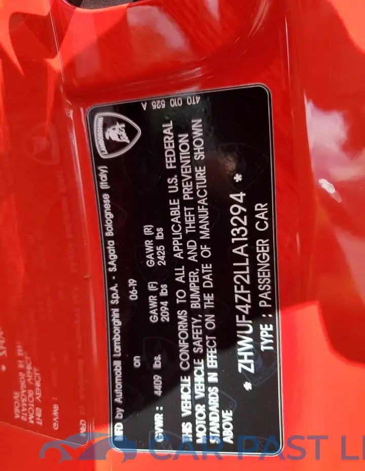 ZHWUF4ZF2LLA13294# 12