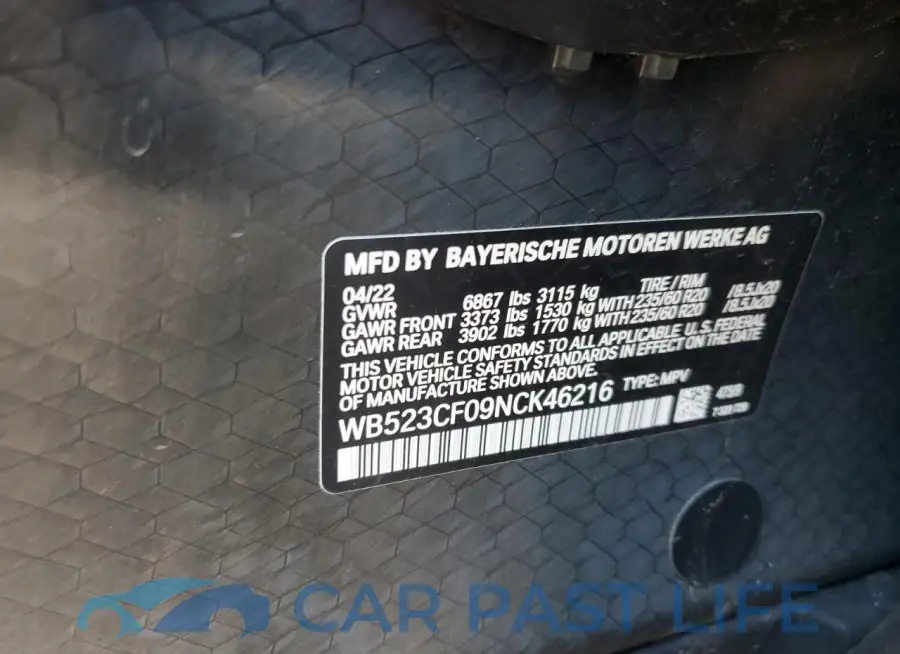 WB523CF09NCK46216# 13