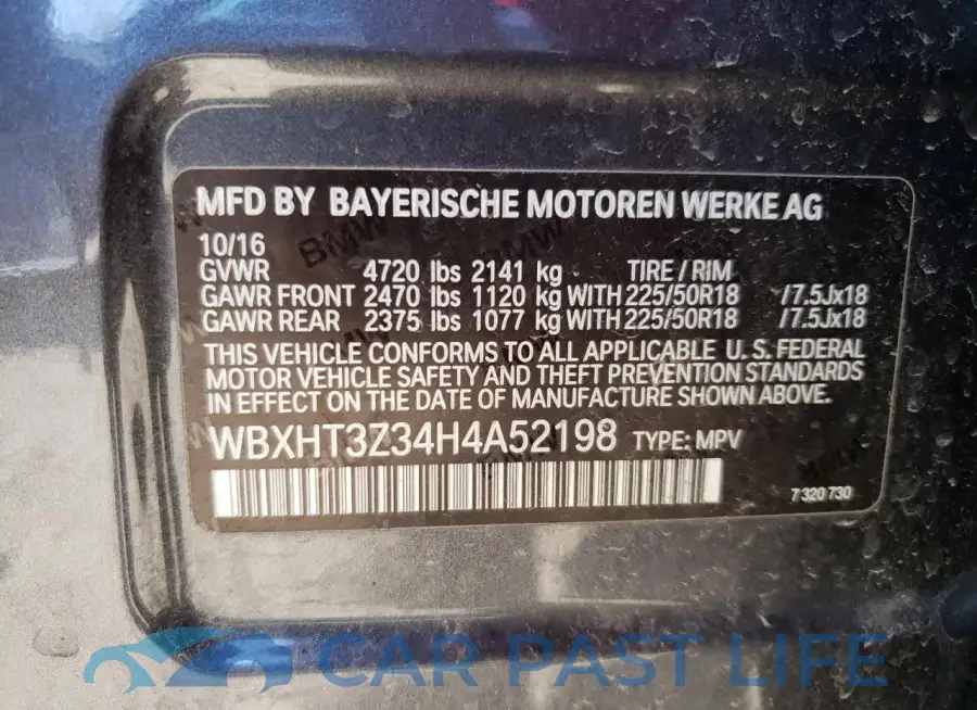 WBXHT3Z34H4A52198# 12