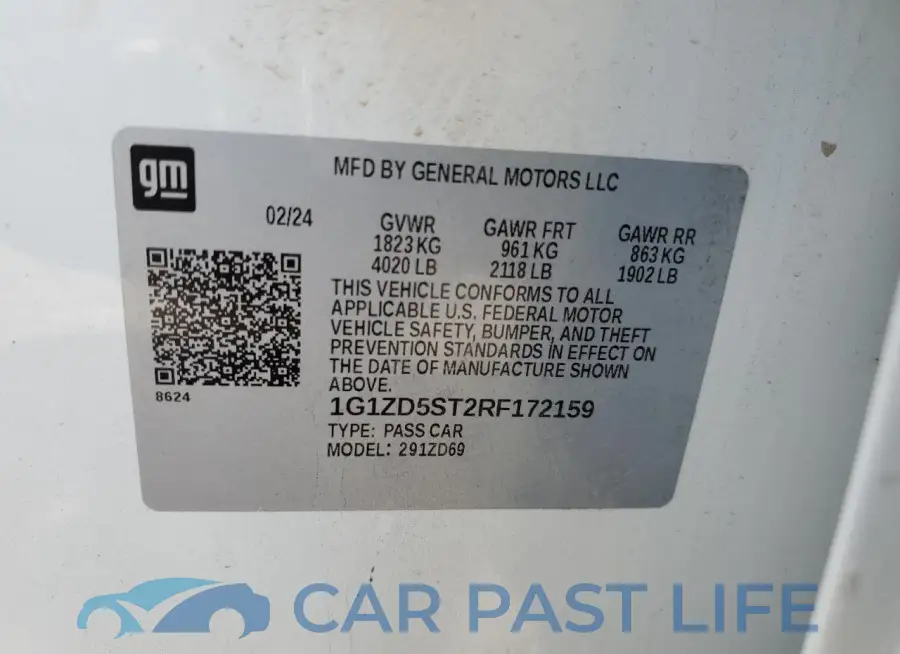1G1ZD5ST2RF172159# 12