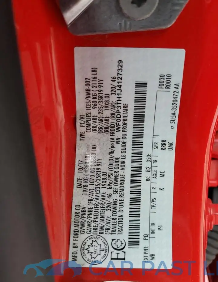 WF0DP3TH1J4127329# 13