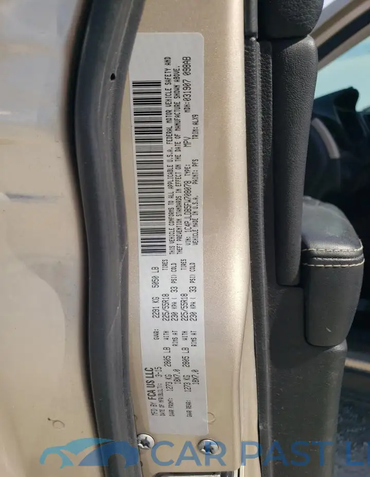1C4PJLDB5FW708078# 12