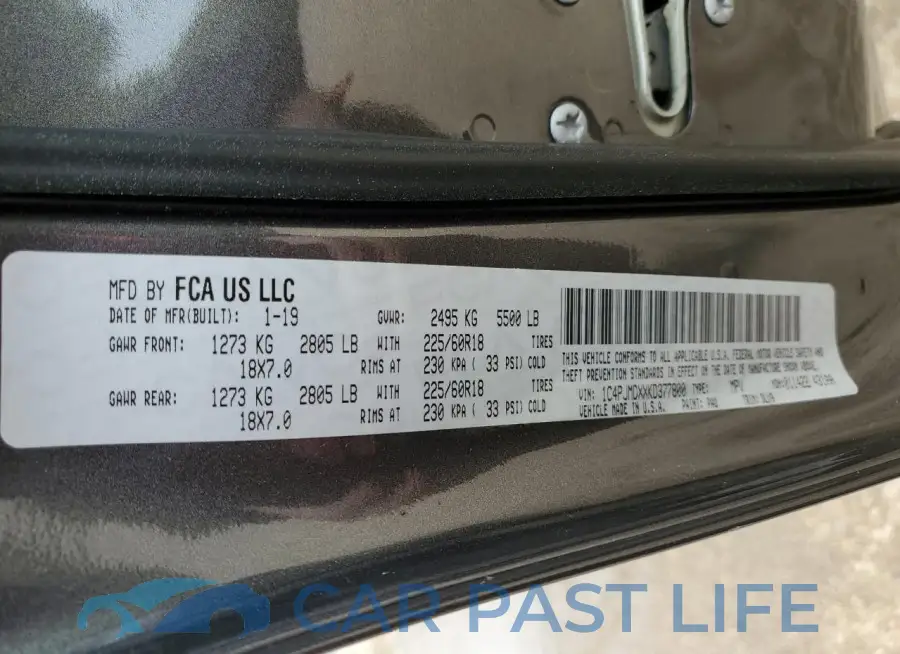 1C4PJMDXXKD377800# 13