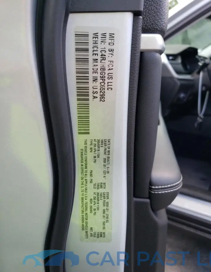 1C4RJHBG9PC652962# 12
