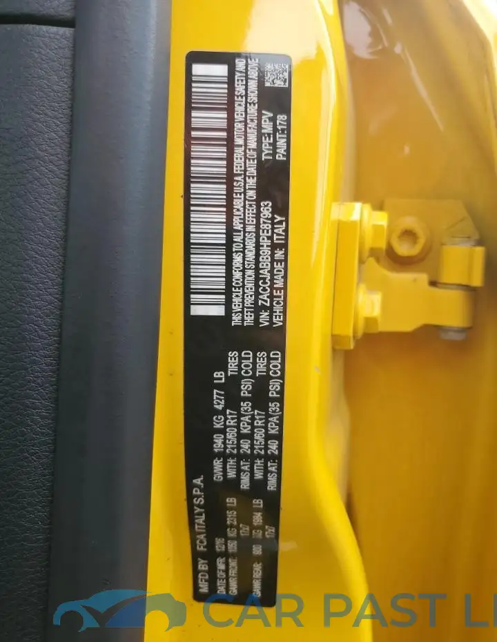 ZACCJABB9HPE87963# 13
