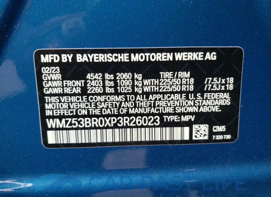 WMZ53BR0XP3R26023# 12