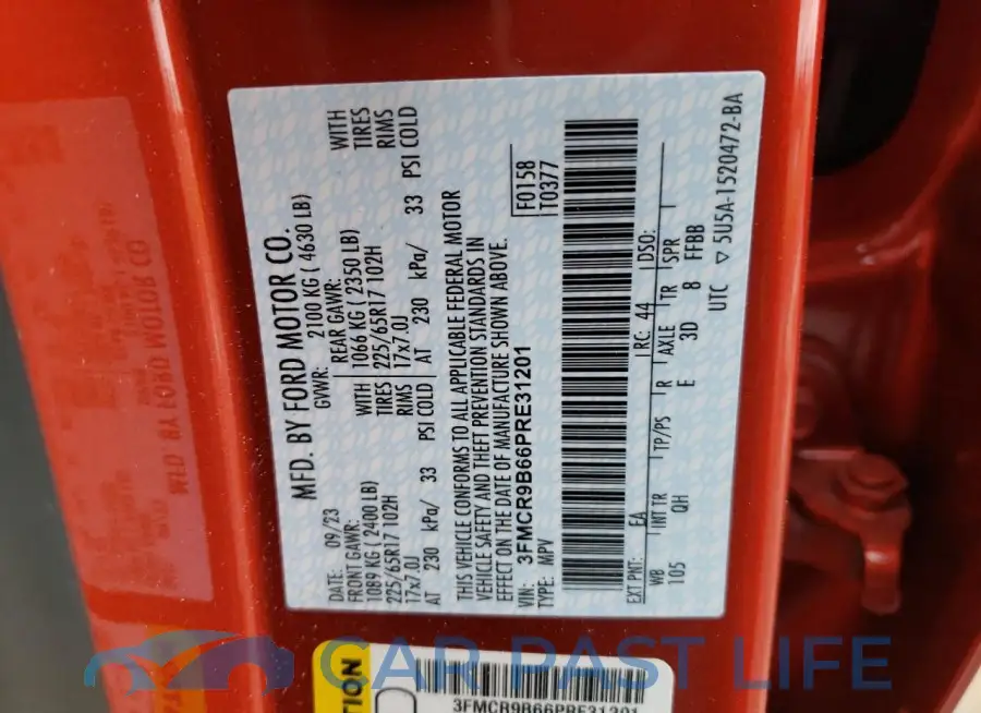 3FMCR9B66PRE31201# 13