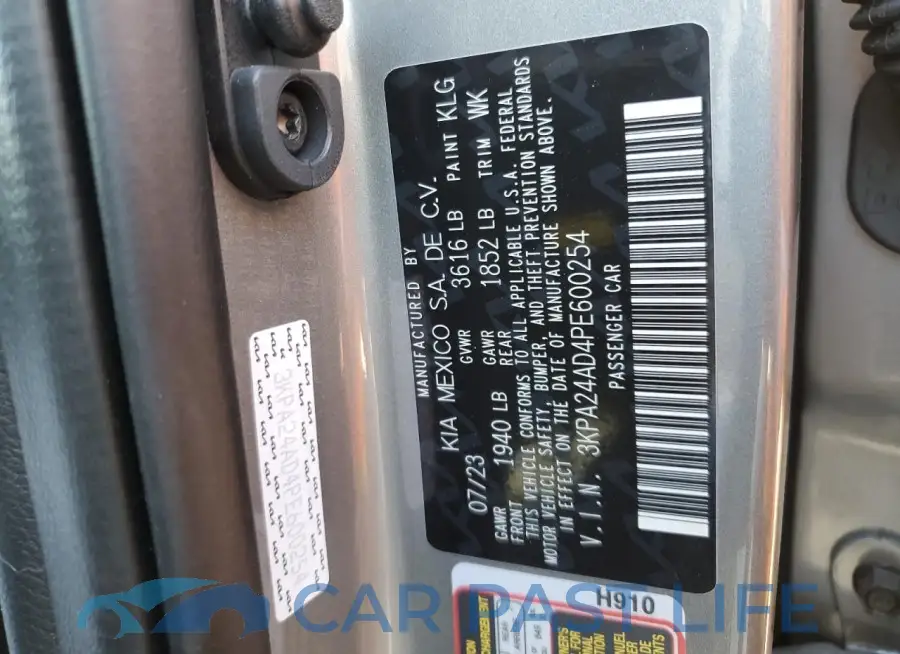 3KPA24AD4PE600254# 13