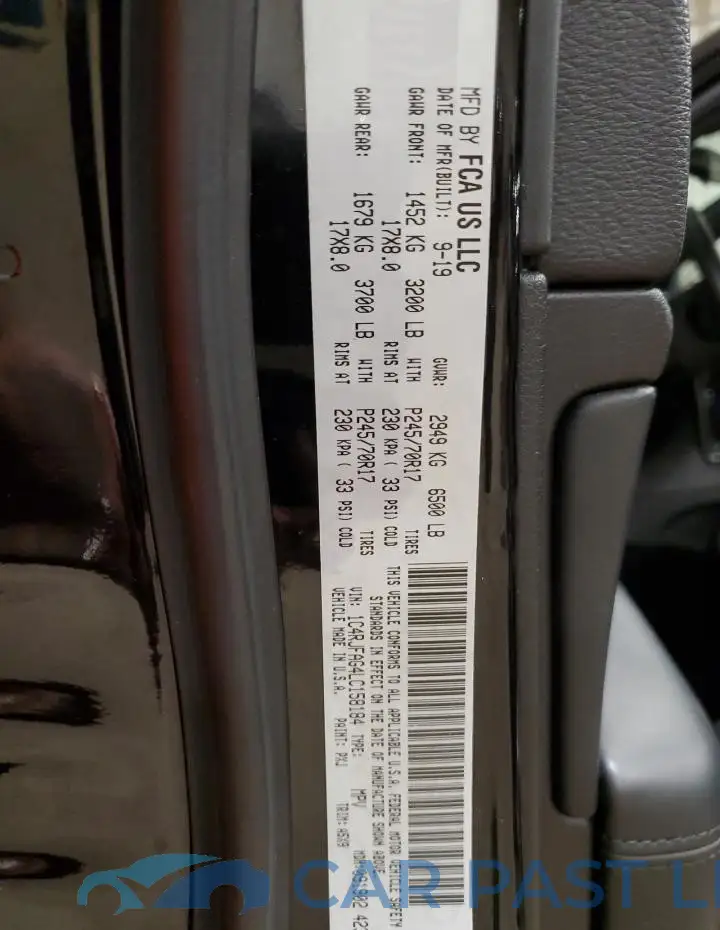 1C4RJFAG4LC158184# 12