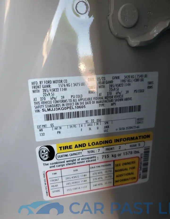 5LMJJ3KG0PEL10605# 13
