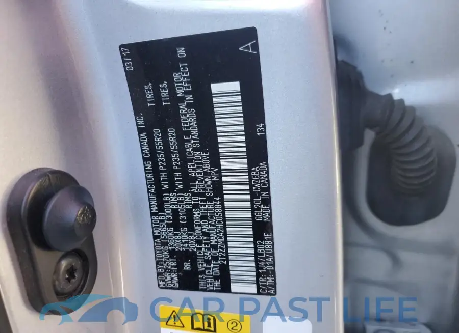 2T2ZZMCA2HC058844# 13