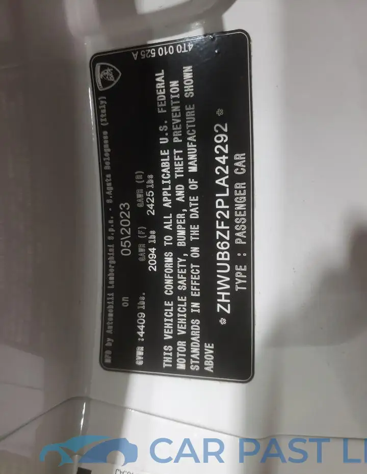 ZHWUB6ZF2PLA24292# 13