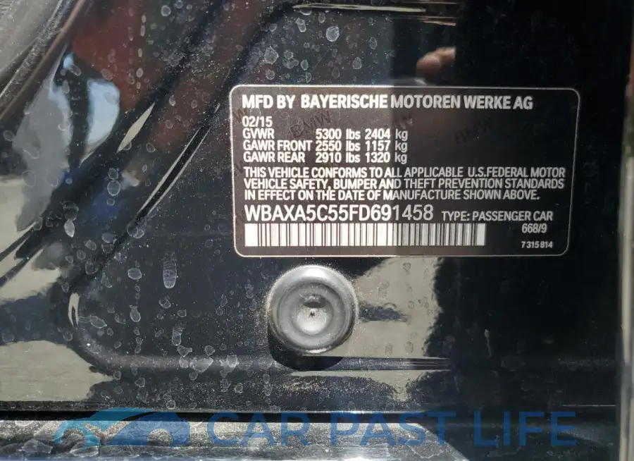 WBAXA5C55FD691458# 12