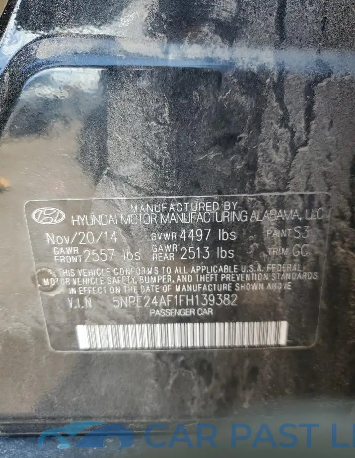 5NPE24AF1FH139382# 12