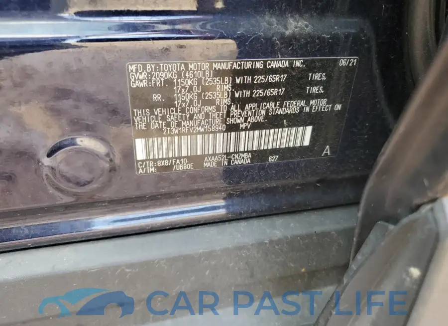 2T3W1RFV2MW158940# 12