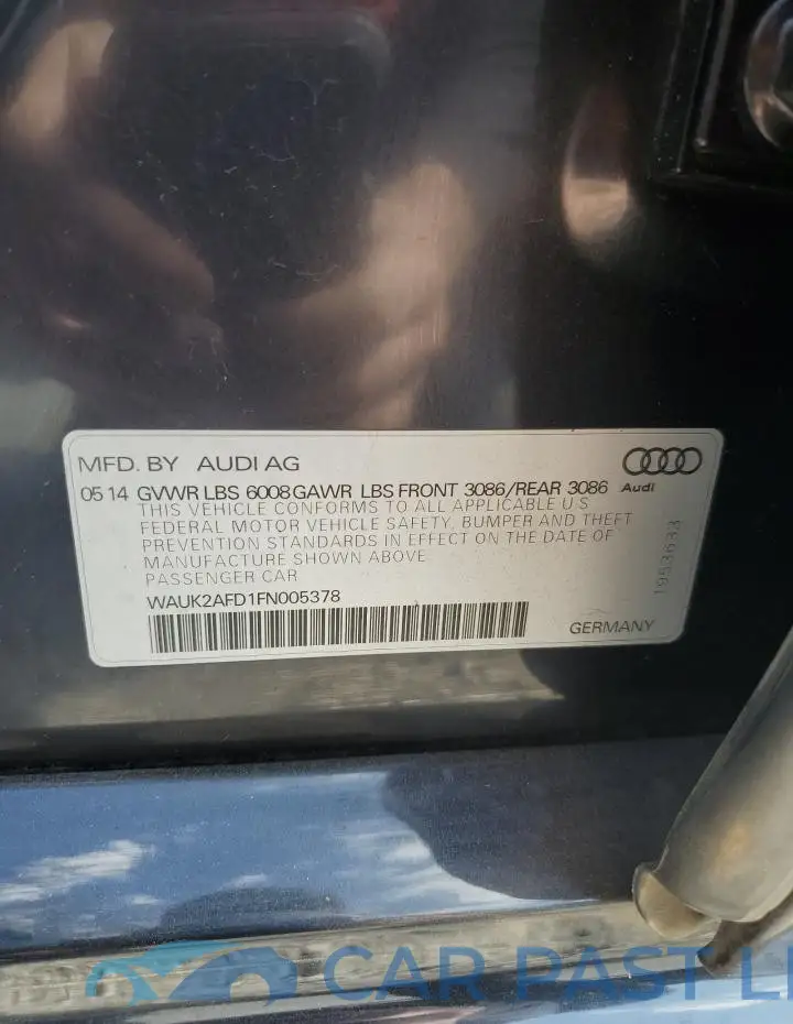 WAUK2AFD1FN005378# 13
