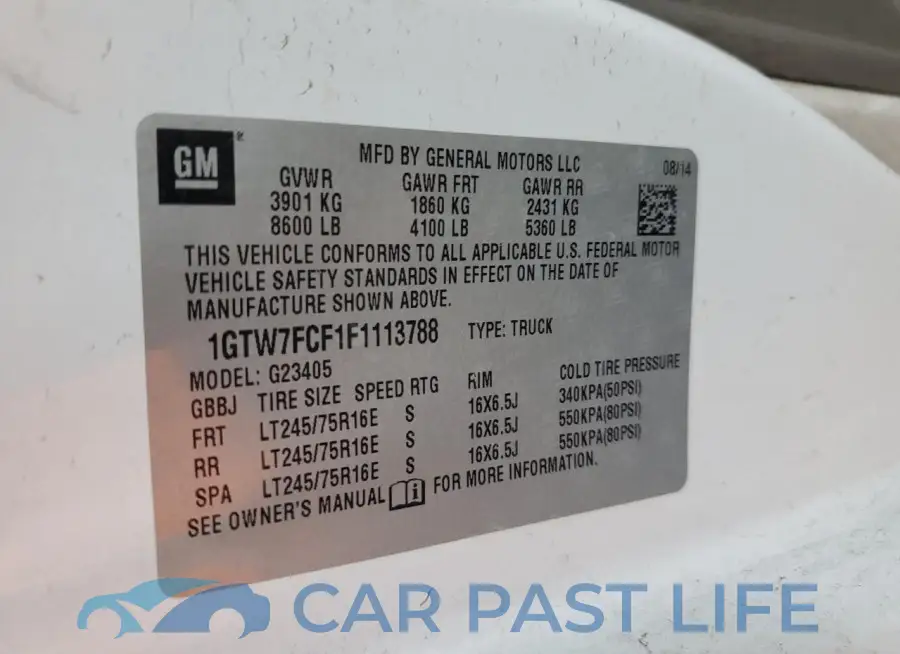1GTW7FCF1F1113788# 12