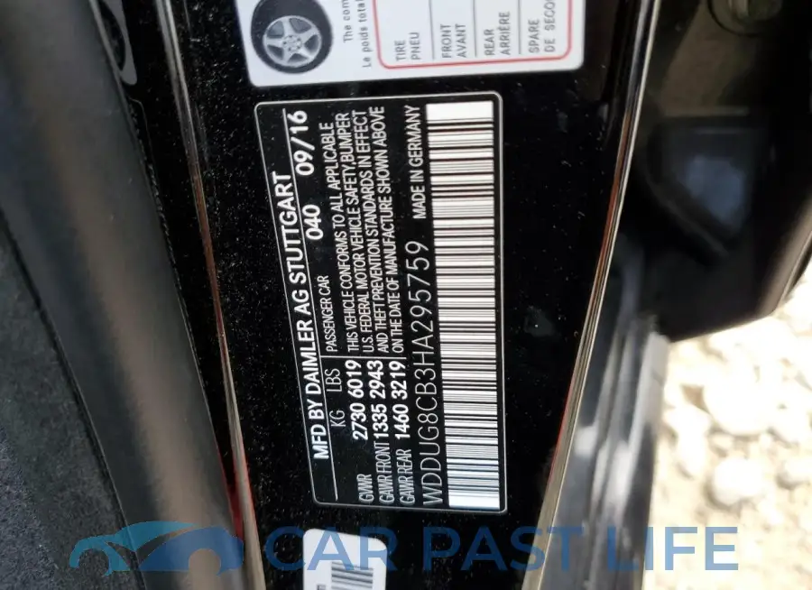 WDDUG8CB3HA295759# 12