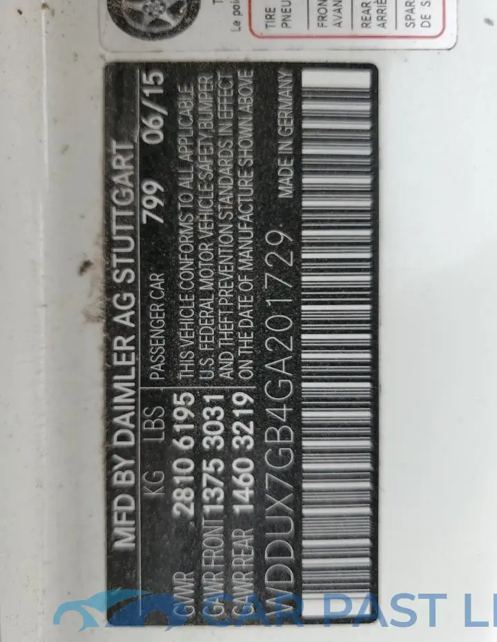WDDUX7GB4GA201729# 13