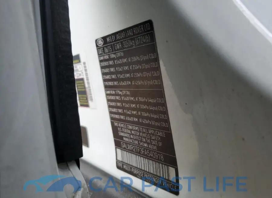 SALWR2TF3FA540918# 14