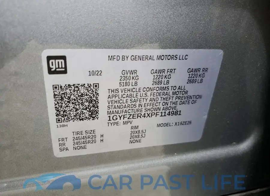 1GYFZER4XPF114981# 12