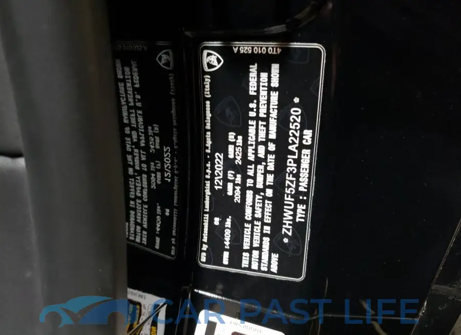 ZHWUF5ZF3PLA22520# 13