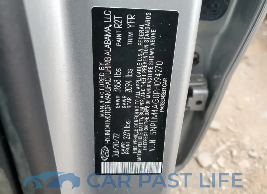 5NPLM4AG0PH094270# 12