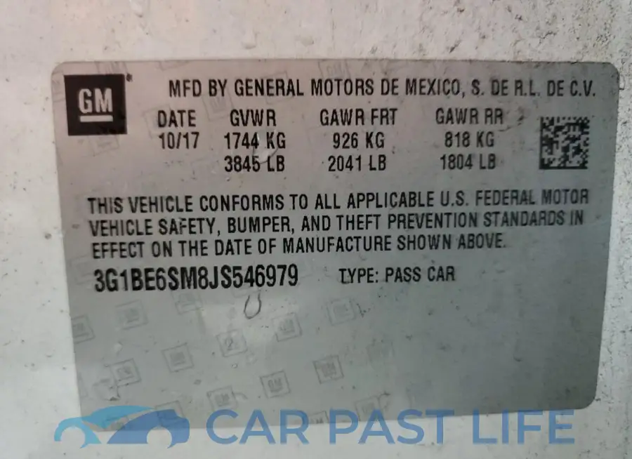 3G1BE6SM8JS546979# 12