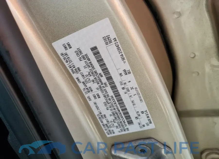 1FMCU0GD4HUC63330# 13