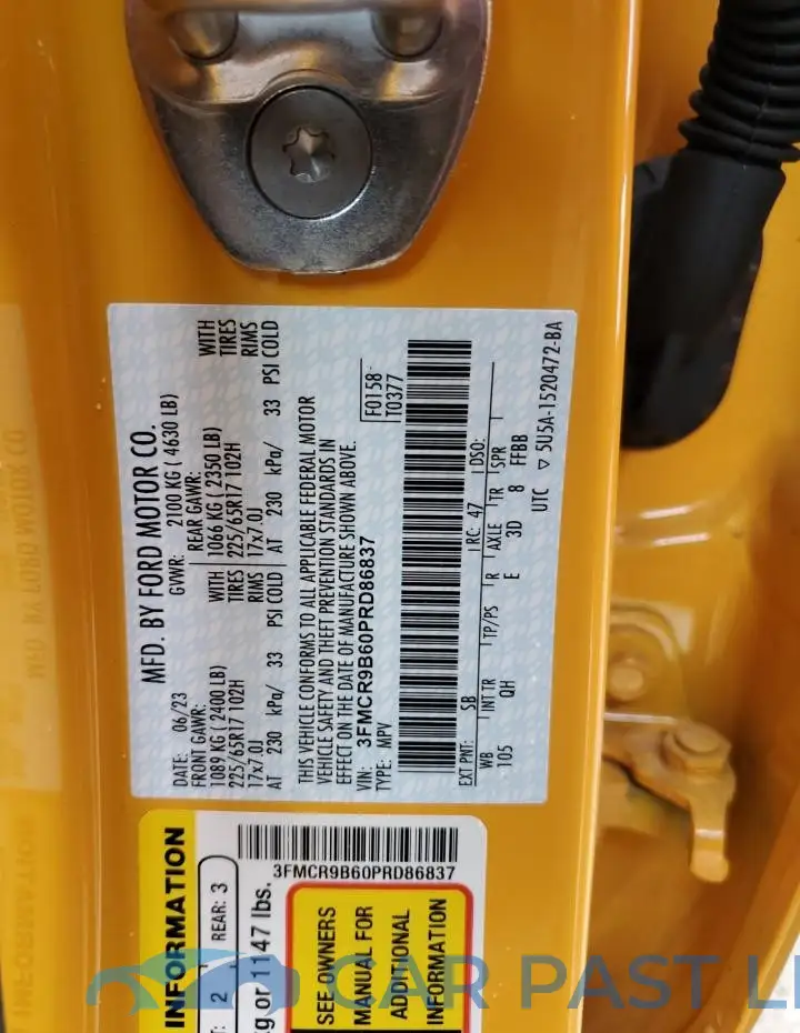 3FMCR9B60PRD86837# 13