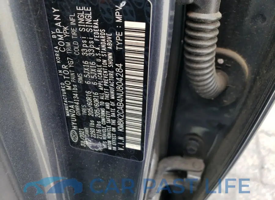 KM8K2CAB4NU804284# 12