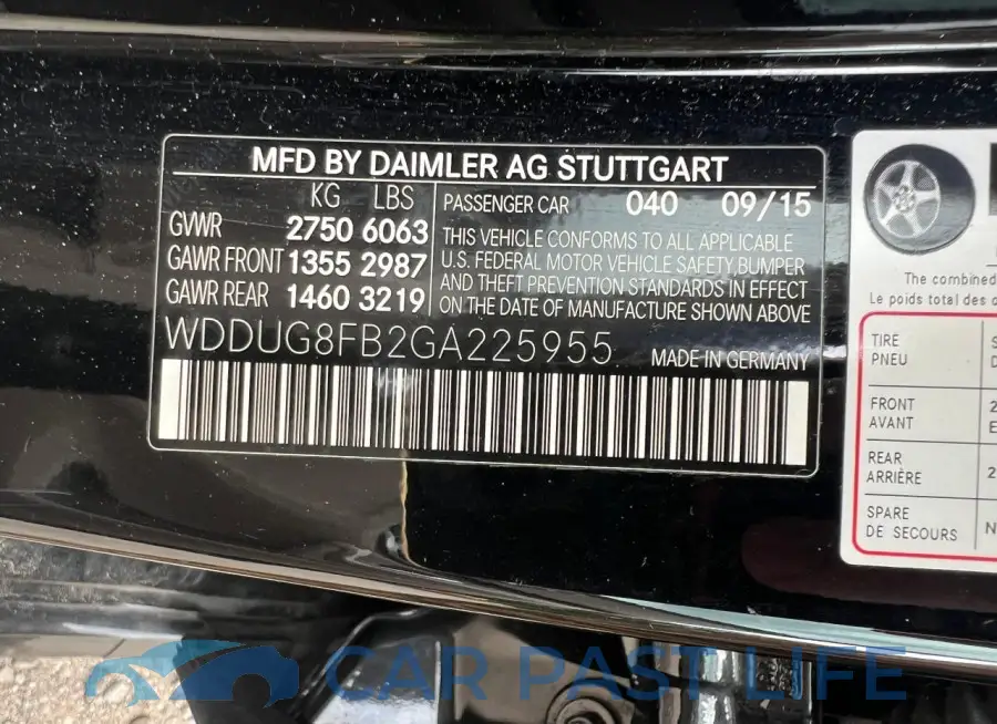 WDDUG8FB2GA225955# 10