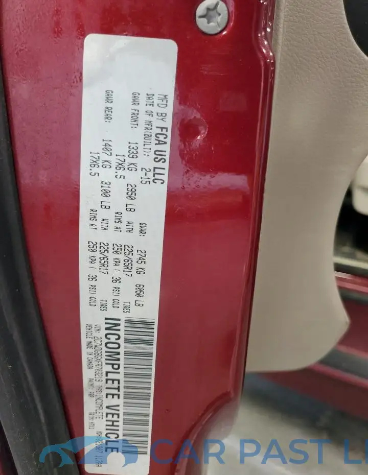 2C7WDGBGXFR703219# 13