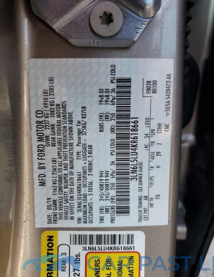 3LN6L5LU4KR618661# 13