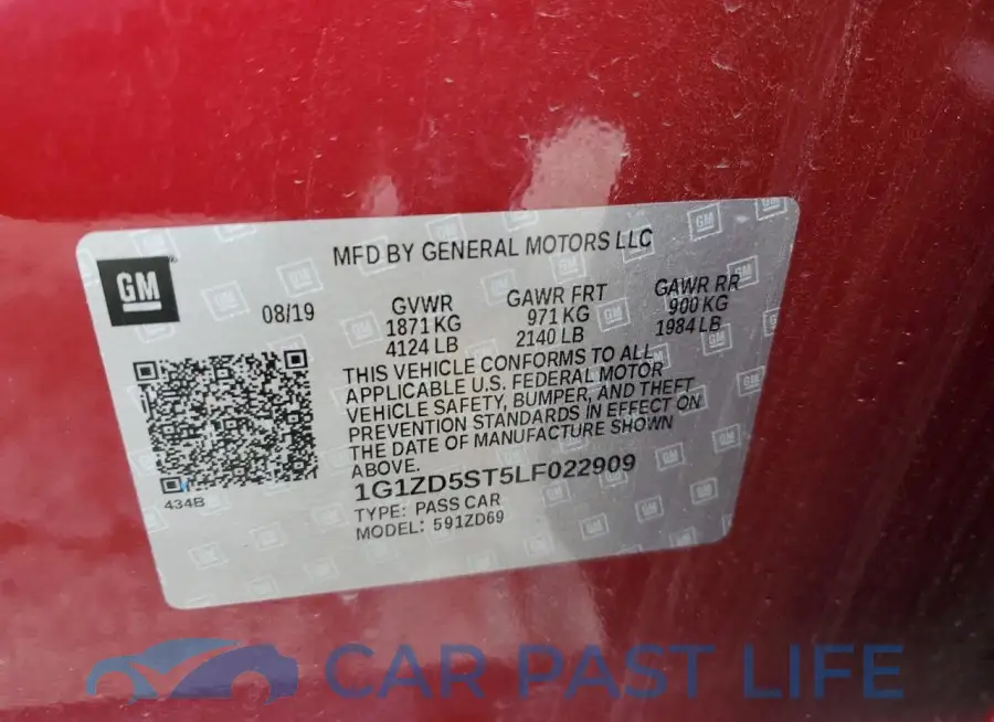 1G1ZD5ST5LF022909# 12