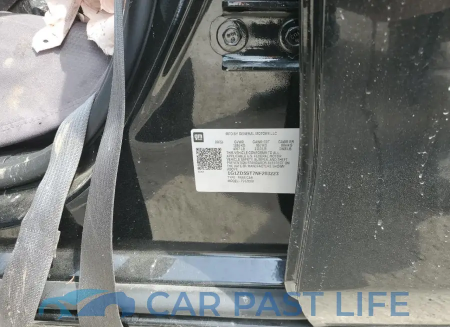 1G1ZD5ST7NF203223# 12