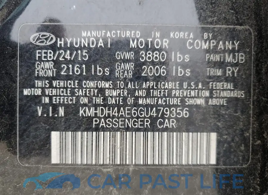 KMHDH4AE6GU479356# 13