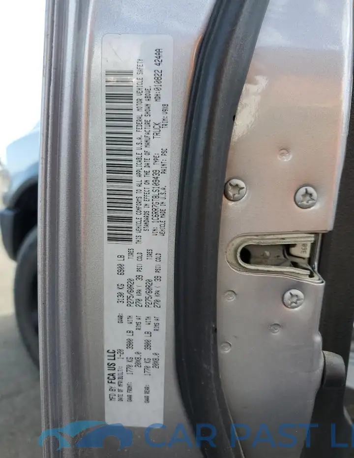 1C6RR7GT8LS109439# 12
