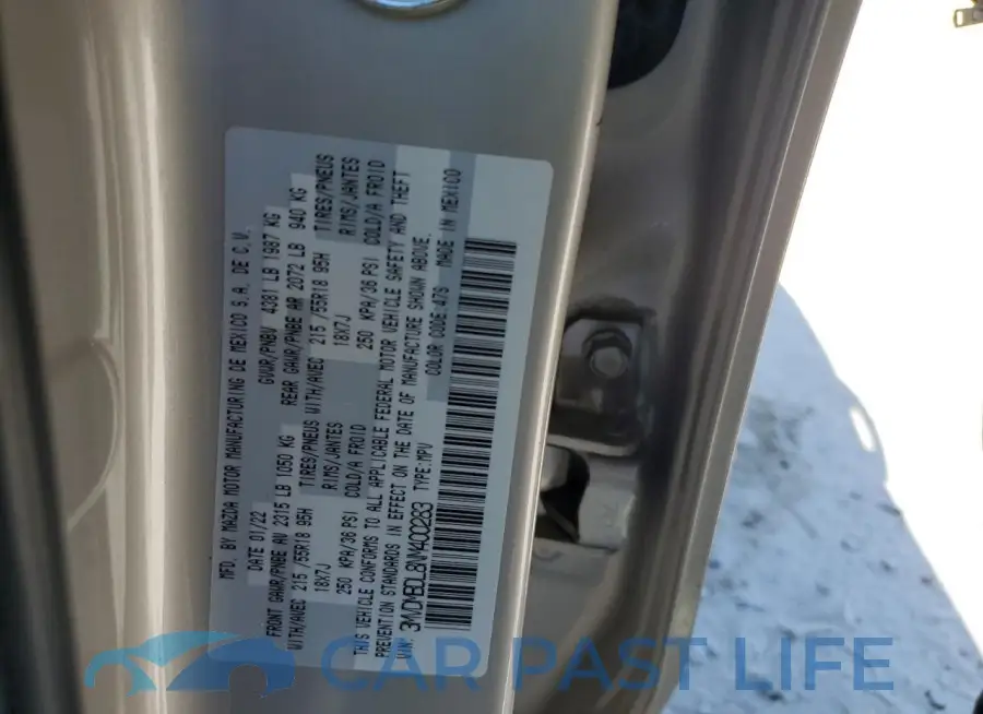 3MVDMBDL8NM400283# 13