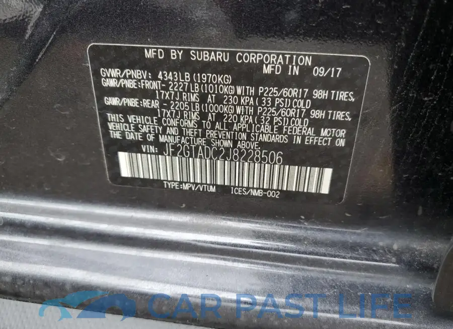 JF2GTADC2J8228506# 12