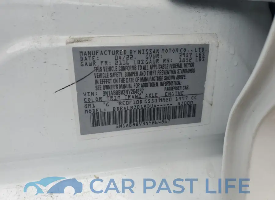 3N1AB8BV3NY264867# 12